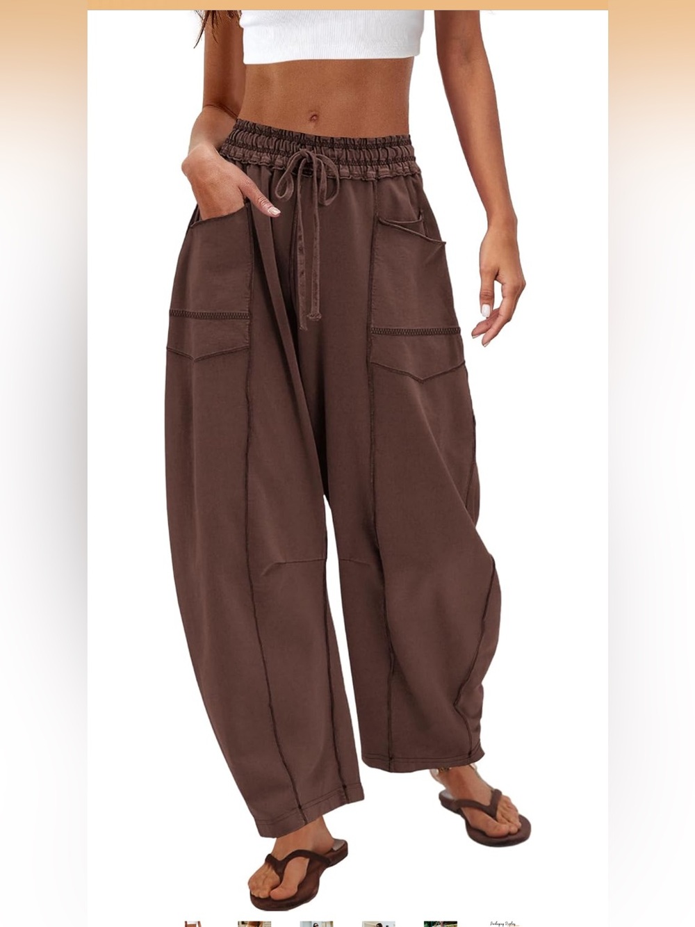 Nirovien Women’s Barrel Sweatpants